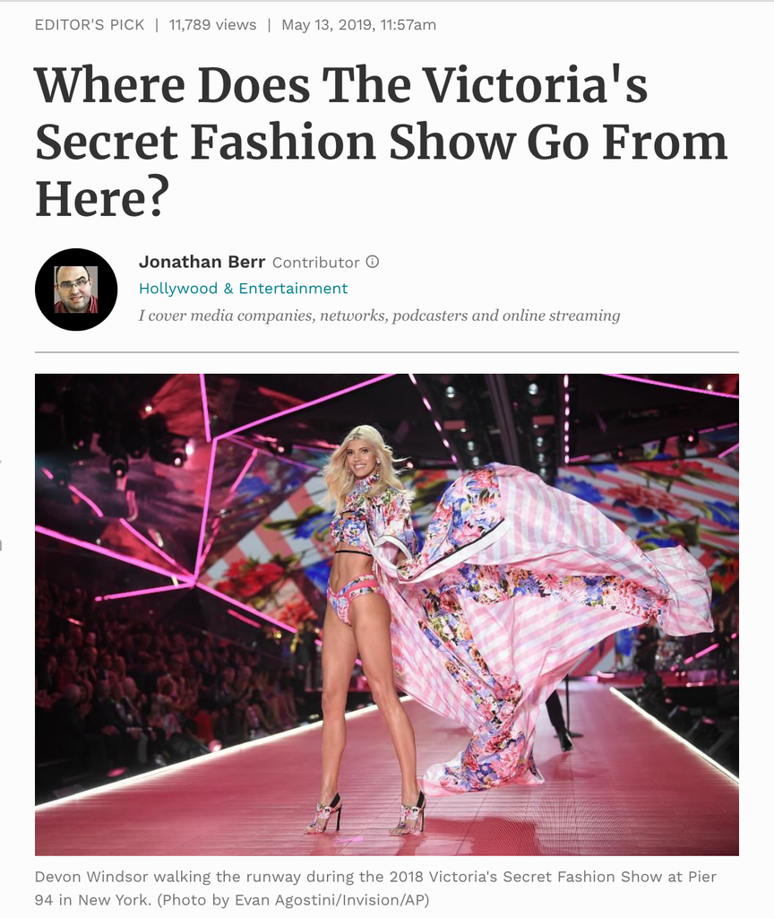 Founder Hayley Featured in Forbes' Victoria's Secret Story