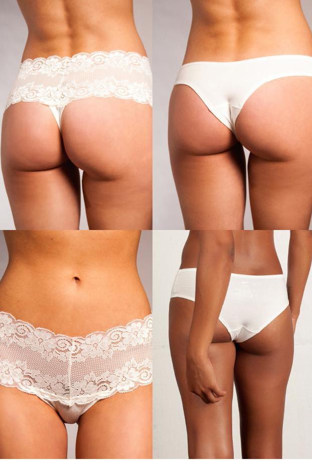 Four Pair Panty Pack - Lace and Bamboo Panties